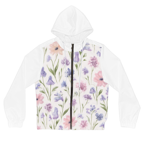 Charming Meadow Bliss - Women’s Full-Zip Hoodie (AOP)