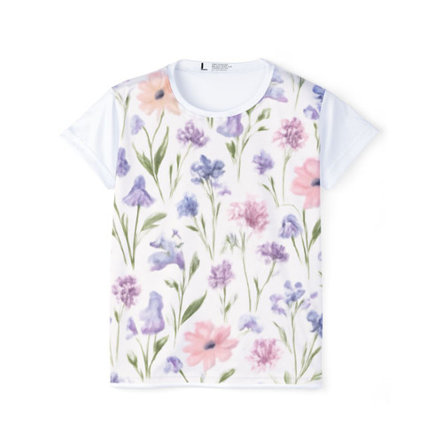 Charming Meadow Bliss - Women's Sports Jersey (AOP)