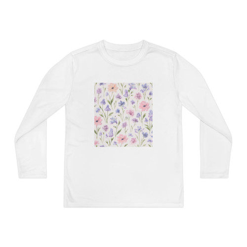Charming Meadow Bliss - Youth Long Sleeve Competitor Tee