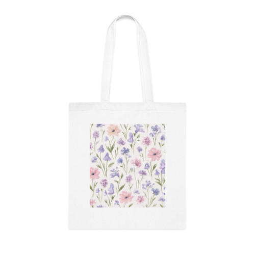 Charming Meadow Bliss - Cotton Tote