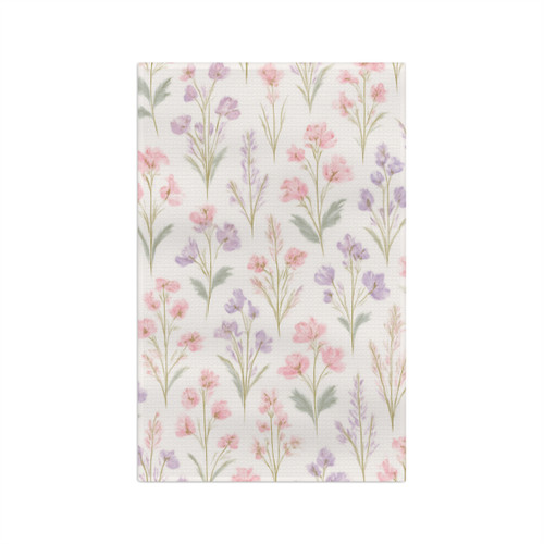 Charming Meadow Bliss - Microfiber Tea Towel