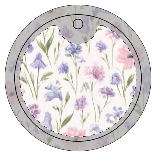 Charming Meadow Bliss - Ceramic Ornaments, 1-Side Print