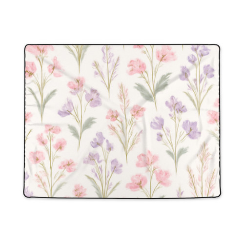 Charming Meadow Bliss - Polyester Blanket