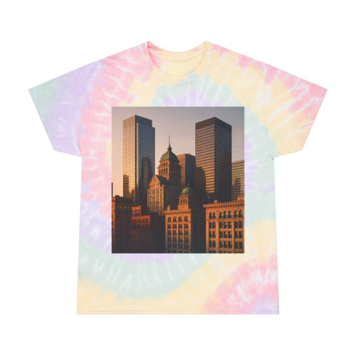 Urban Mosaic - Tie-Dye Tee, Spiral Urban Mosaic - Tie-Dye Tee, Spiral