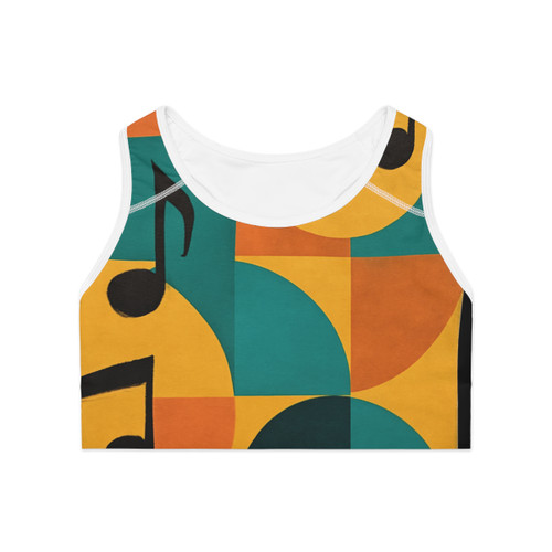 Timeless Vinyl Vibes - Sports Bra (AOP)