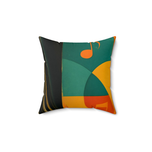 Timeless Vinyl Vibes - Faux Suede Square Pillow