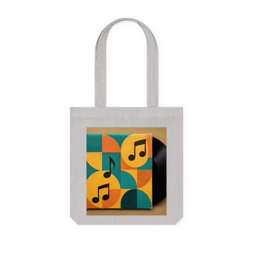 Timeless Vinyl Vibes - Woven Tote Bag