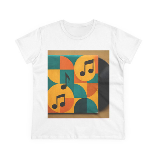 Timeless Vinyl Vibes - Women's Midweight Cotton Tee Timeless Vinyl Vibes - Women's Midweight Cotton Tee