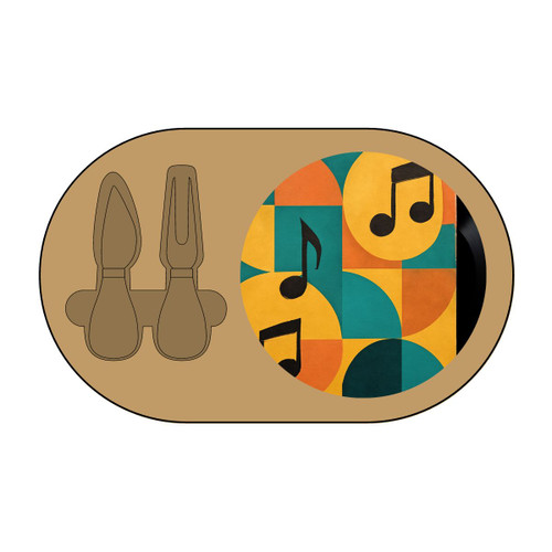 Timeless Vinyl Vibes - Charcuterie Board (Engraving)