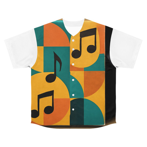 Timeless Vinyl Vibes - Men's Baseball Jersey (AOP)