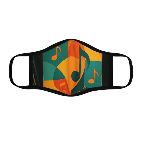 Timeless Vinyl Vibes - Fitted Polyester Face Mask