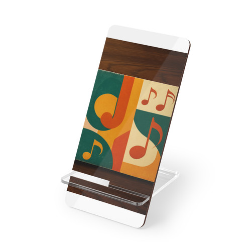 Timeless Vinyl Vibes - Mobile Display Stand for Smartphones