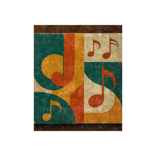 Timeless Vinyl Vibes - Crushed Velvet Blanket