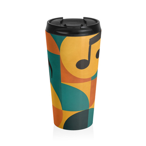 Timeless Vinyl Vibes - Stainless Steel Travel Mug