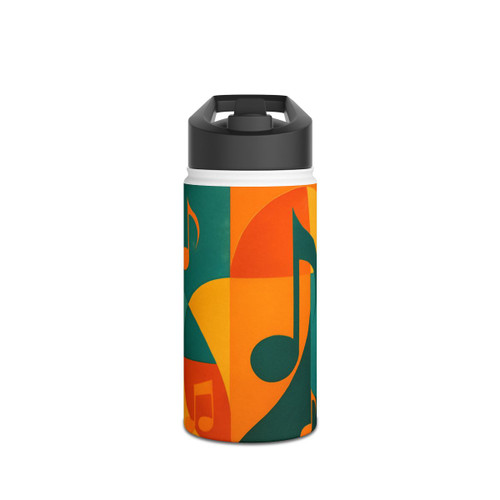 Timeless Vinyl Vibes - Stainless Steel Water Bottle, Standard Lid