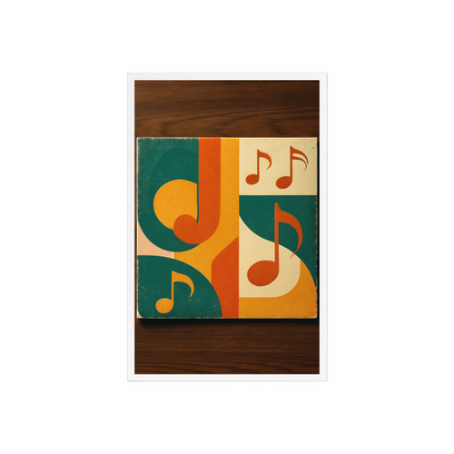 Timeless Vinyl Vibes - Acrylic Sign with Wooden Stand