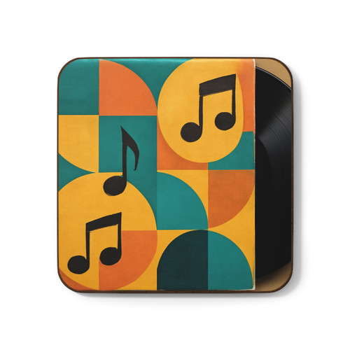 Timeless Vinyl Vibes - Hardboard Back Coaster