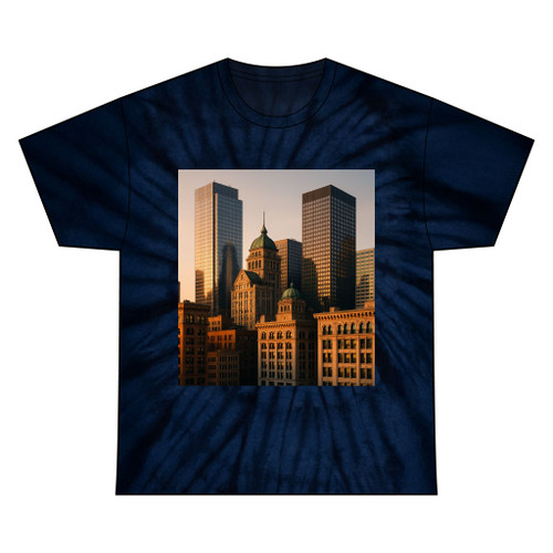 Urban Mosaic - Unisex Tie Dye Cotton Tee