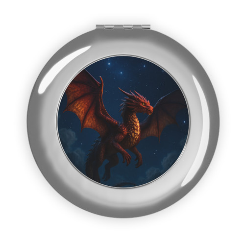 Celestial Fire Drake - Compact Travel Mirror