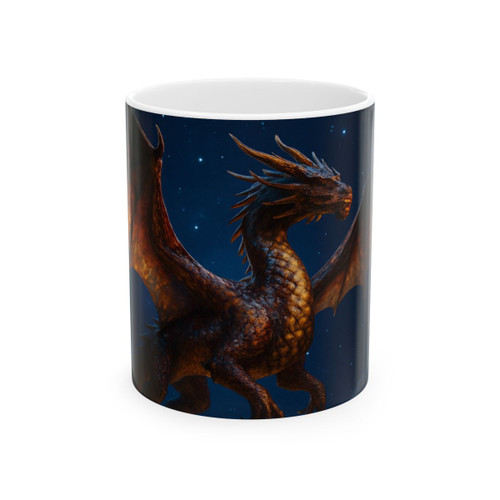 Celestial Fire Drake - Ceramic Mug, (11oz, 15oz)