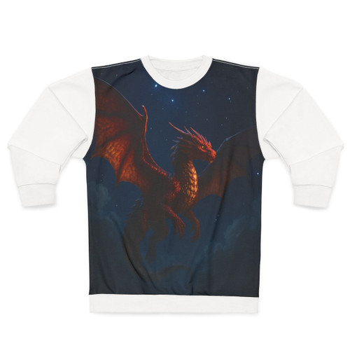 Celestial Fire Drake - Unisex Sweatshirt (AOP)