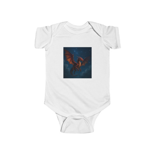 Celestial Fire Drake - Infant Fine Jersey Bodysuit