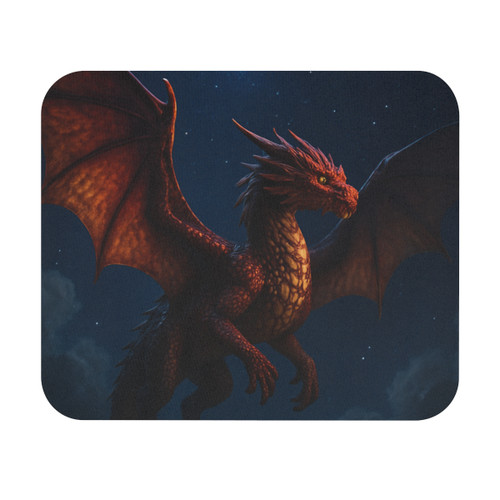 Celestial Fire Drake - Mouse Pad (Rectangle)