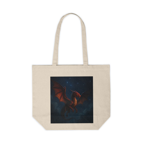 Celestial Fire Drake - Canvas Shopping Tote