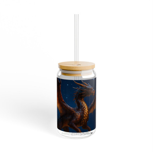 Celestial Fire Drake - Sipper Glass, 16oz