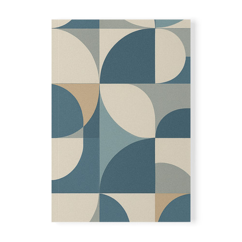 Geometric Flow - Softcover Notebook, A5
