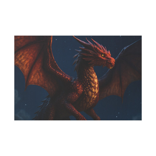 Celestial Fire Drake - Plastic Yard Sign