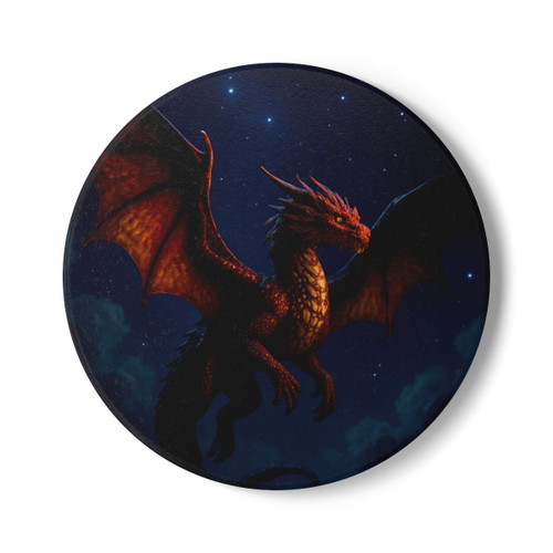 Celestial Fire Drake - Ceramic Coaster