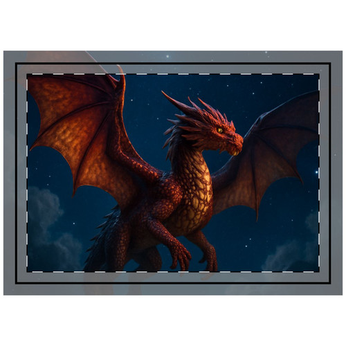 Celestial Fire Drake - Throw Pillow