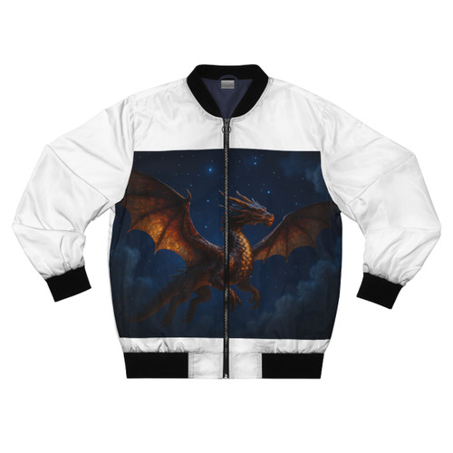 Celestial Fire Drake - Men's Bomber Jacket (AOP)