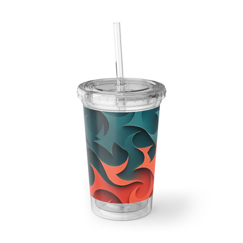 Fractal Harmony Waves - Suave Acrylic Cup