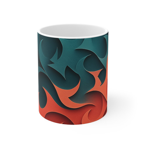 Fractal Harmony Waves - Ceramic Mug (EU)