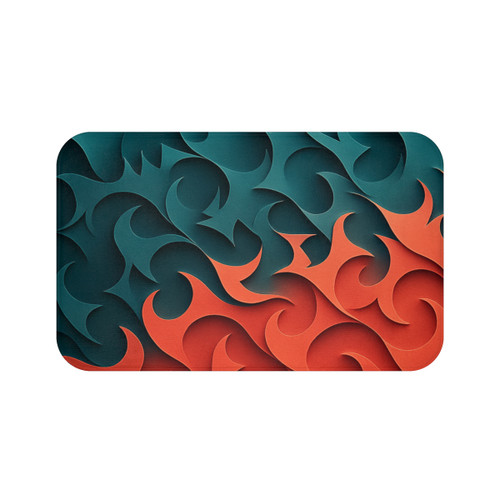 Fractal Harmony Waves - Bath Mat