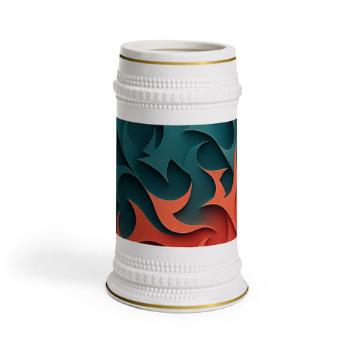 Fractal Harmony Waves - Beer Stein Mug