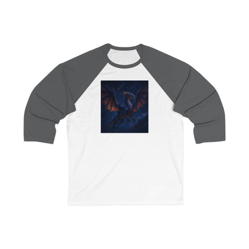 Celestial Flame Draconis - Unisex 3\4 Sleeve Baseball Tee