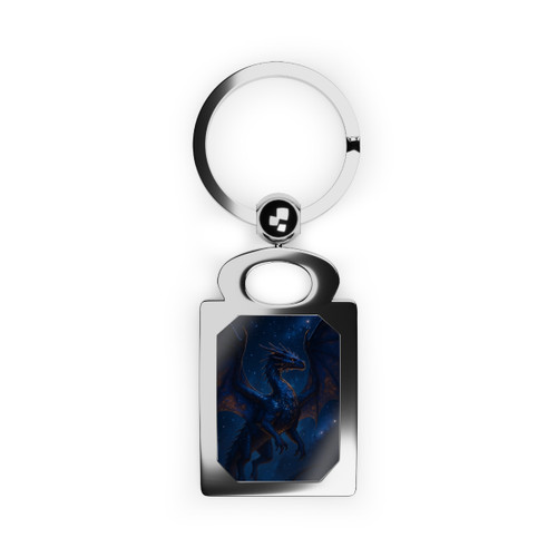 Celestial Flame Draconis - Rectangle Photo Keyring