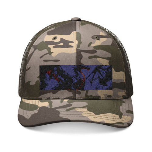 Celestial Flame Draconis - Camouflage Trucker Hat (Embroidery)