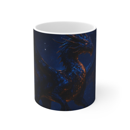 Celestial Flame Draconis - 11oz White Mug