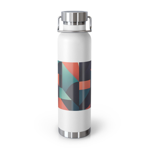 Geometric Resonance - Copper Vacuum Insulated Bottle, 22oz