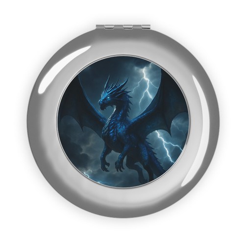 Celestial Storm Dragon - Compact Travel Mirror