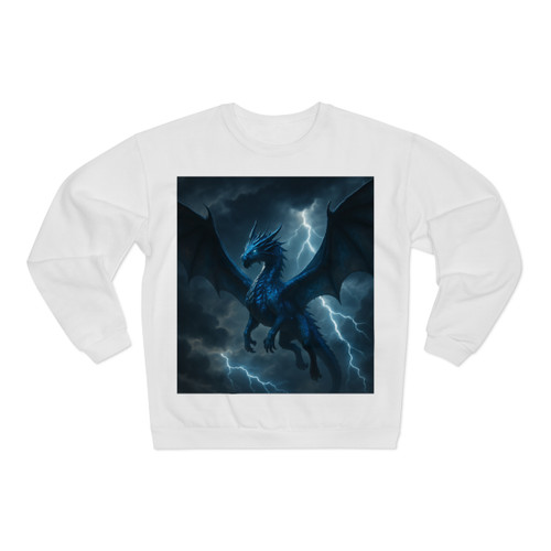 Celestial Storm Dragon - Unisex Crew Neck Sweatshirt (EU)