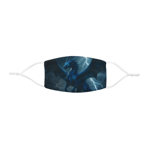 Celestial Storm Dragon - Snug-Fit Polyester Face Mask