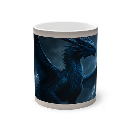 Celestial Storm Dragon - Color-Changing Mug, 11oz