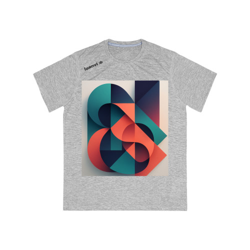 Geometric Resonance - Men's Sports T-shirt