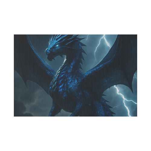 Celestial Storm Dragon - Plastic Yard Sign