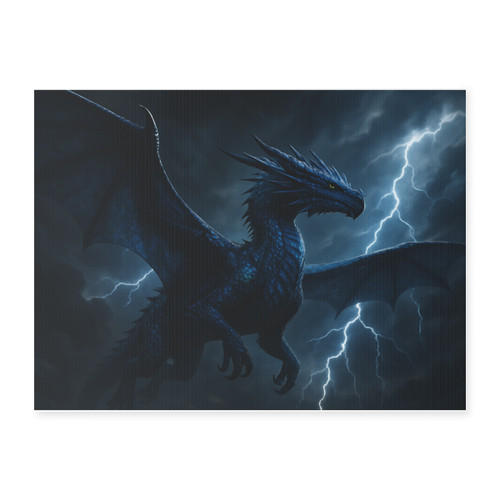 Celestial Storm Dragon - Yard Sign